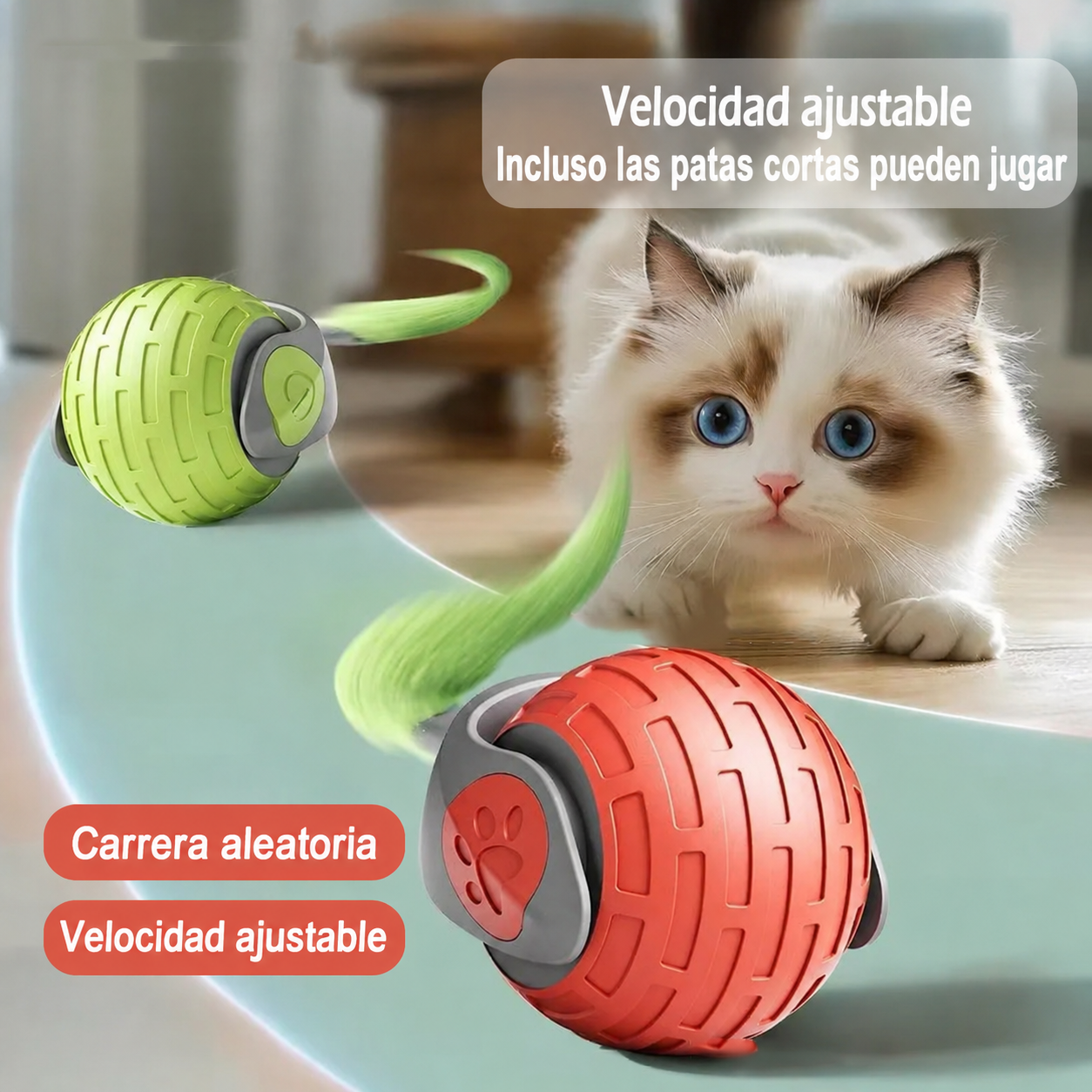 Bola Inteligente Interactiva para Gatos